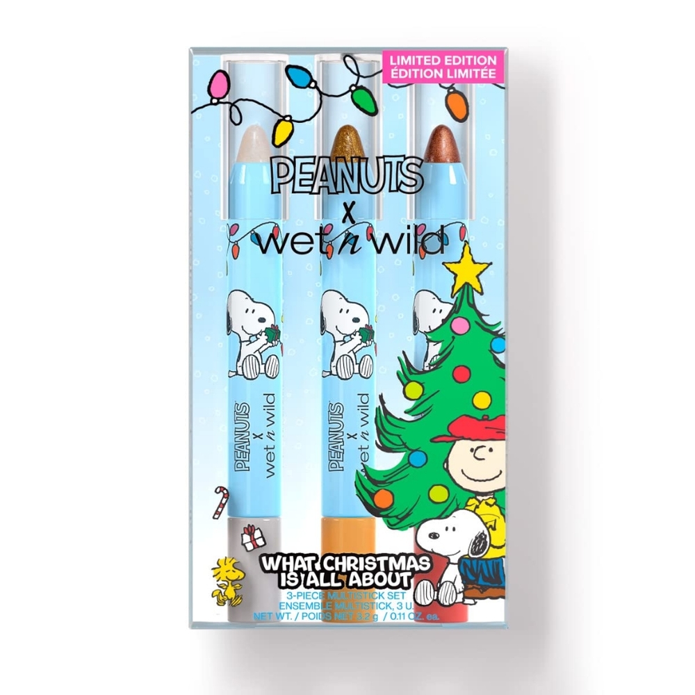 Peanuts Collection Snoopy Wet n Wild 3 piece Multistick Set Eyes Lips Cheeks